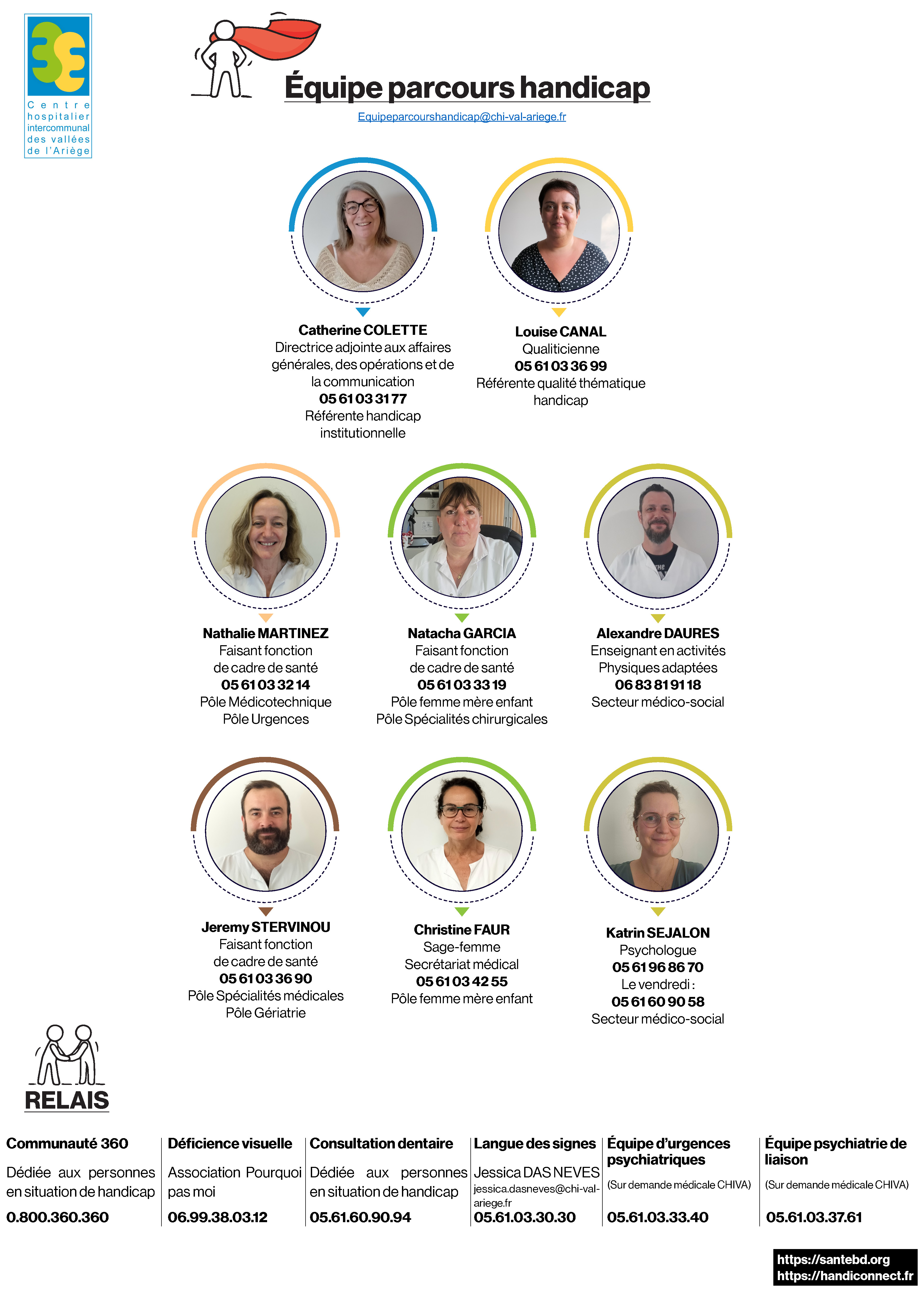 affiche équipe parcours handicap A3